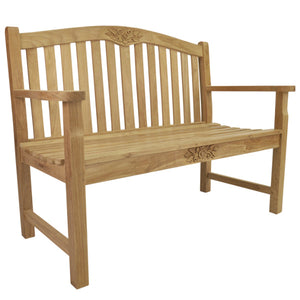 50" Round Rose Bench Outdoor Bench