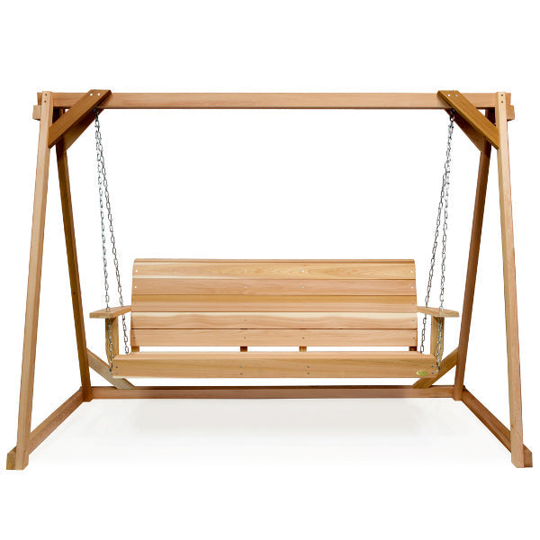 6-ft &amp; 8-ft A-Frame and Swing Set Porch Swing 8&#39; Swing Frame &amp; 5&#39; Porch Swing Set / back yard swing / back yard swing