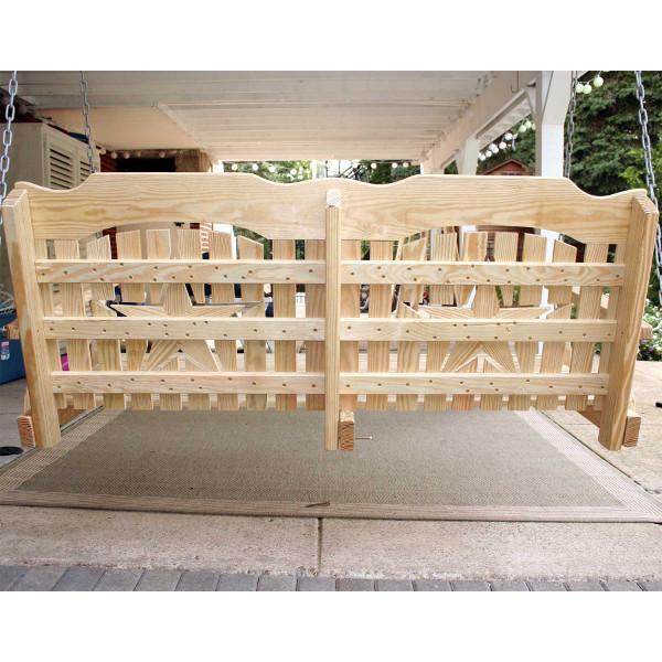 60&quot; Treated Pine Starback Swingbed Porch Swing Bed