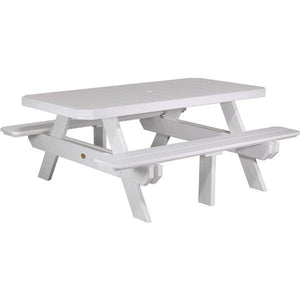 Poly 6ft Rectangular Picnic Table