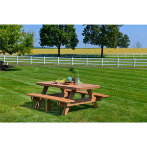 Poly 6ft Rectangular Picnic Table