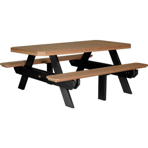 Poly 6ft Rectangular Picnic Table