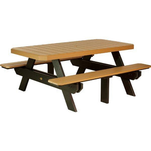 Poly 6ft Rectangular Picnic Table