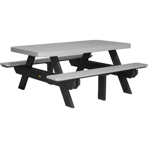 Poly 6ft Rectangular Picnic Table