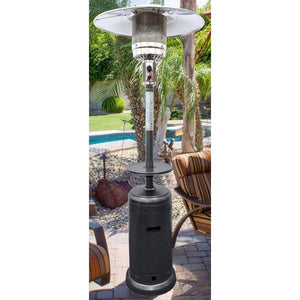 87" Tall Outdoor Patio Heater with Metal Table Patio Heater