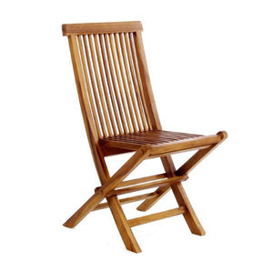 9-Piece Twin Butterfly Leaf Teak Extension Table Folding Chair Set with Cushions Dining Set