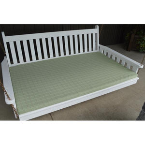 A & L Furniture 2" Thick Swing Bed Cushion Cushions & Pillows 4ft / Natural