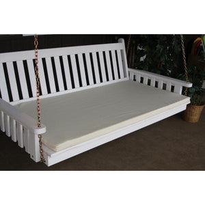 A & L Furniture 2" Thick Swing Bed Cushion Cushions & Pillows 4ft / Natural
