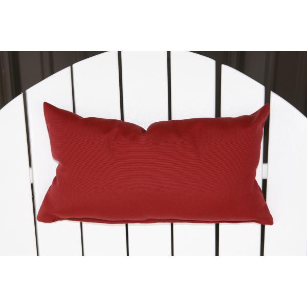 A &amp; L Furniture Adirondack Chair Headpillow Cushions &amp; Pillows Burgundy