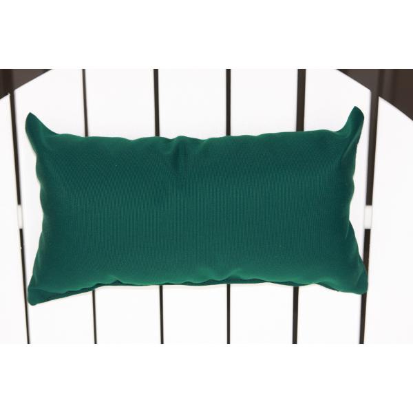 A &amp; L Furniture Adirondack Chair Headpillow Cushions &amp; Pillows Forest Green