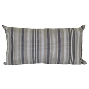 A & L Furniture Adirondack Chair Headpillow Cushions & Pillows Gray Stripe