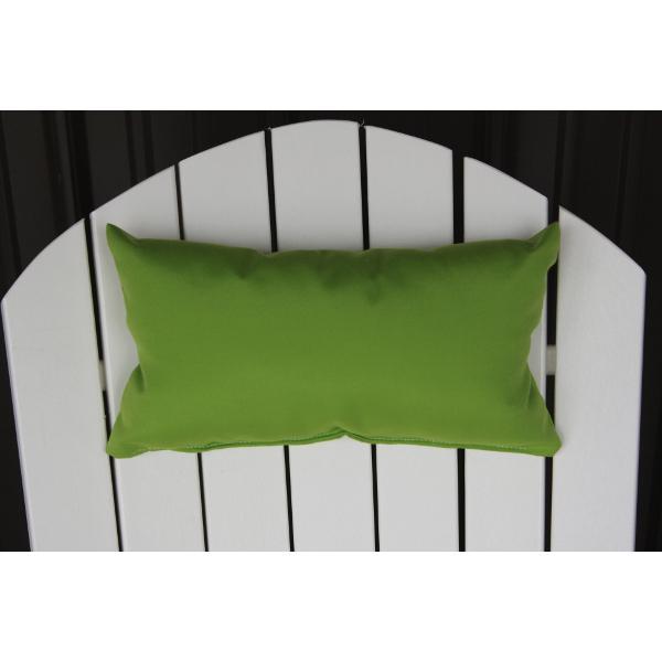 A &amp; L Furniture Adirondack Chair Headpillow Cushions &amp; Pillows Lime