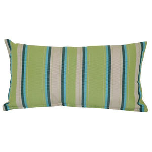 A & L Furniture Adirondack Chair Headpillow Cushions & Pillows Lime Stripe