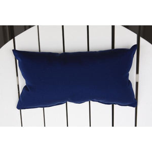 A & L Furniture Adirondack Chair Headpillow Cushions & Pillows Navy Blue