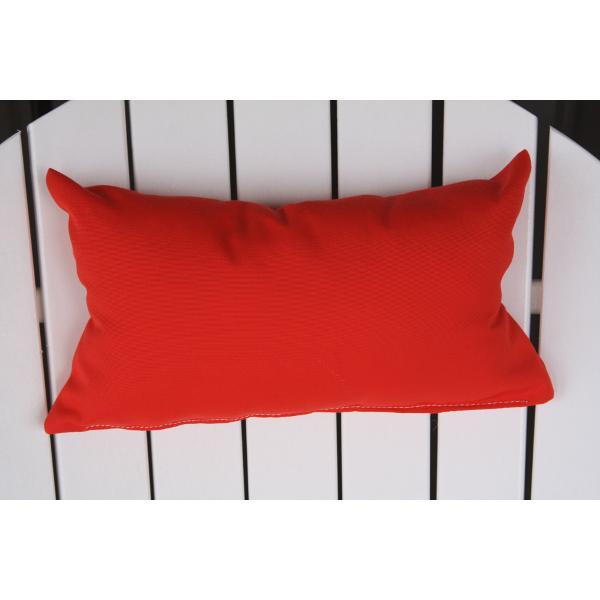 A &amp; L Furniture Adirondack Chair Headpillow Cushions &amp; Pillows Red