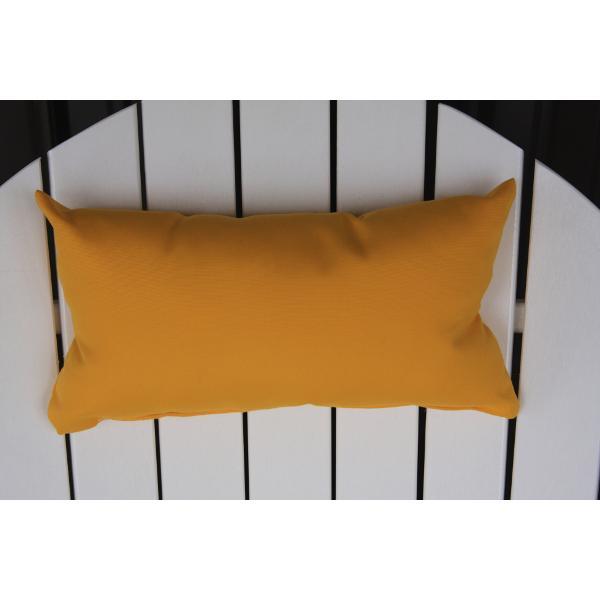 A &amp; L Furniture Adirondack Chair Headpillow Cushions &amp; Pillows Yellow