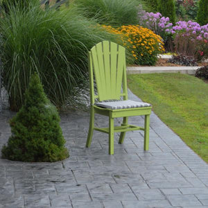 A & L Furniture Adirondack Dining Chair Outdoor Chairs Aruba Blue