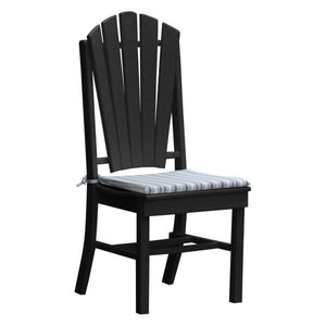 A & L Furniture Adirondack Dining Chair Outdoor Chairs Black
