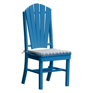 A & L Furniture Adirondack Dining Chair Outdoor Chairs Blue