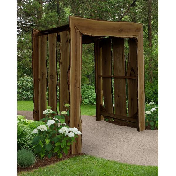 A &amp; L Furniture Appalachian Arbor Porch Swing Stands 5ft / Mushroom