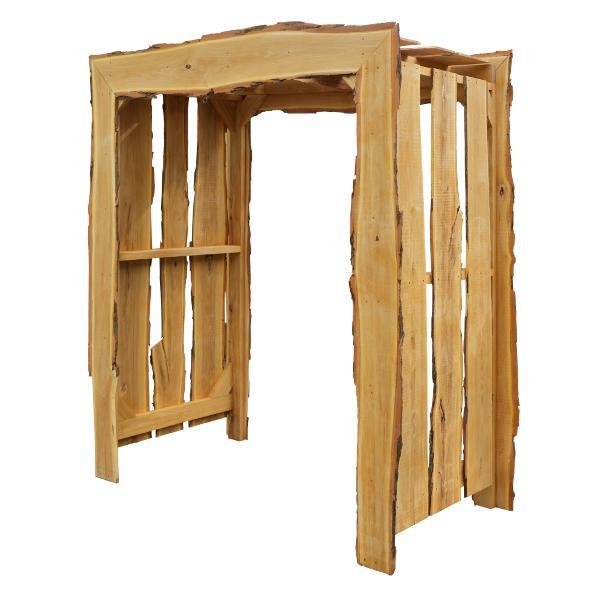 A &amp; L Furniture Appalachian Arbor Porch Swing Stands 5ft / Natural