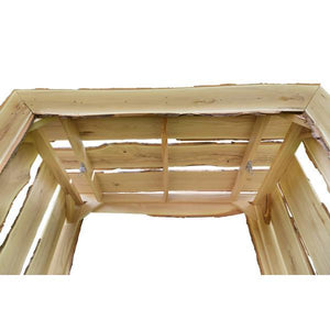 A & L Furniture Appalachian Arbor Porch Swing Stands 5ft / Unfinished