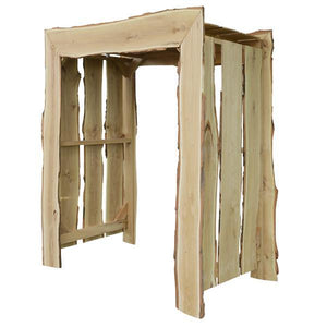 A & L Furniture Appalachian Arbor Porch Swing Stands 5ft / Unfinished