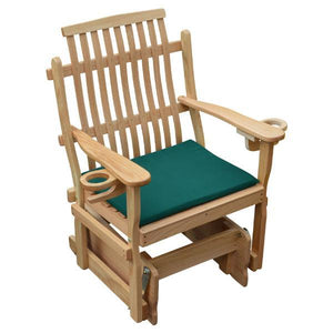 A & L Furniture Bent Oak Glider Chair Glider Chair Natural