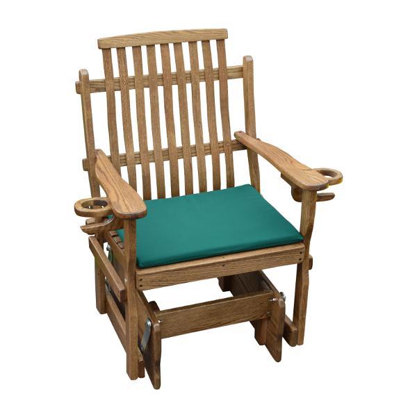 A &amp; L Furniture Bent Oak Glider Chair Glider Chair Natural