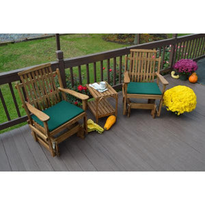 A & L Furniture Bent Oak Glider Chair Glider Chair Natural