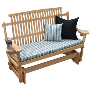 A & L Furniture Bent Oak Glider Glider Natural / 4ft