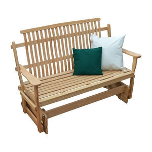 A & L Furniture Bent Oak Glider Glider Natural / 4ft