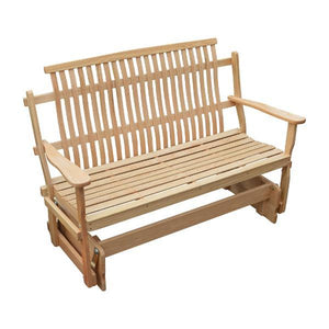 A & L Furniture Bent Oak Glider Glider Natural / 4ft