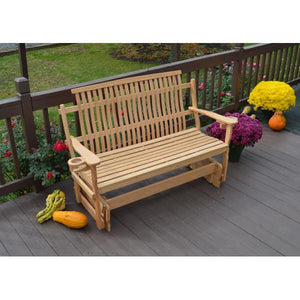 A & L Furniture Bent Oak Glider Glider Natural / 4ft