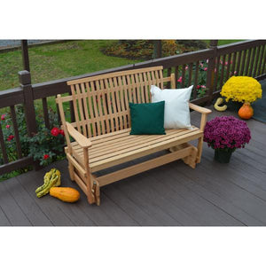A & L Furniture Bent Oak Glider Glider Natural / 4ft