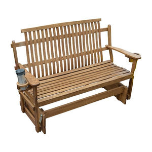 A & L Furniture Bent Oak Glider Glider Natural / 4ft