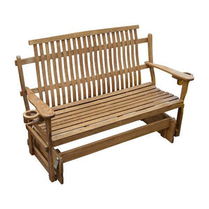 A & L Furniture Bent Oak Glider Glider Natural / 4ft