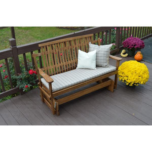 A & L Furniture Bent Oak Glider Glider Natural / 4ft