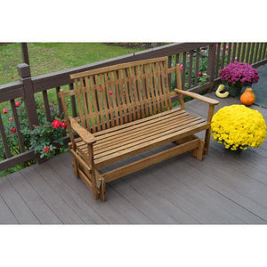 A & L Furniture Bent Oak Glider Glider Natural / 4ft