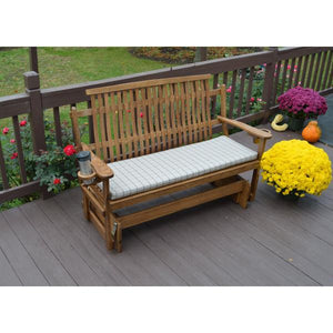 A & L Furniture Bent Oak Glider Glider Natural / 4ft