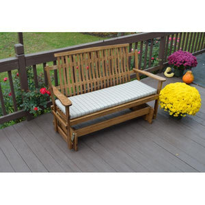 A & L Furniture Bent Oak Glider Glider Natural / 4ft