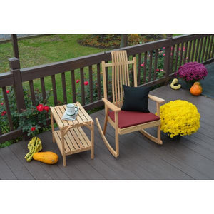 A & L Furniture Bent Oak Rocker Chair Rocker Chair Natural