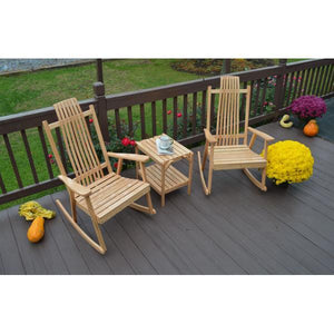 A & L Furniture Bent Oak Rocker Chair Rocker Chair Natural