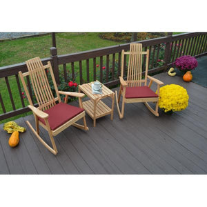 A & L Furniture Bent Oak Rocker Chair Rocker Chair Natural