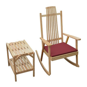 A & L Furniture Bent Oak Rocker Chair Rocker Chair Natural