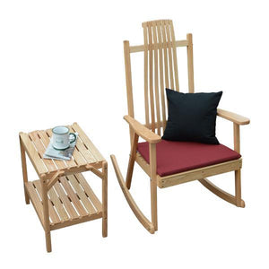 A & L Furniture Bent Oak Rocker Chair Rocker Chair Natural