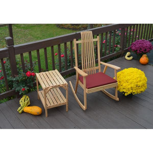 A & L Furniture Bent Oak Rocker Chair Rocker Chair Natural