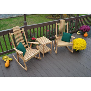 A & L Furniture Bent Oak Rocker Chair Rocker Chair Natural