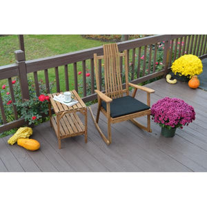 A & L Furniture Bent Oak Rocker Chair Rocker Chair Natural