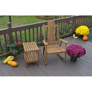 A & L Furniture Bent Oak Rocker Chair Rocker Chair Natural